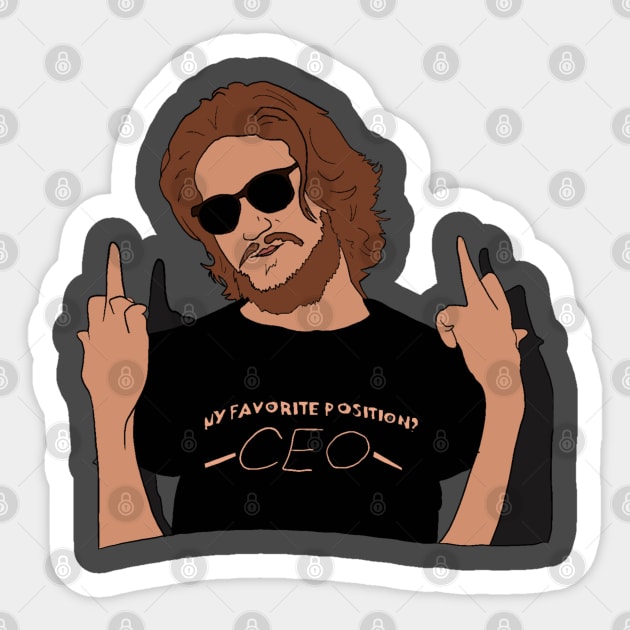 Bo Burnham - Inside CEO Sticker by lifeonmarte